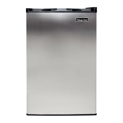 Magic Chef 3 Cubic Foot Deep Mini Upright Freezer, Stainless Steel (Open Box)