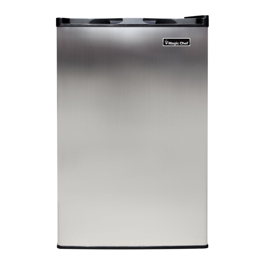 Magic Chef MCUF3S2 3 Cubic Foot Deep Small Mini Upright Freezer, Stainless Steel - VMInnovations