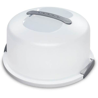 Sterilite Portable Latching Cake Server Carrier Keeper w/Handles, One (Open Box)