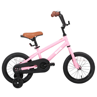 JOYSTAR Totem Series 16-Inch Kids Bike with Training Wheels & Kickstand, Pink