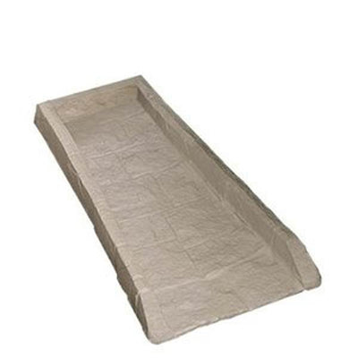 Suncast Decorative Rain Gutter Downspout Garden Splash Block, Light Taupe (Used)