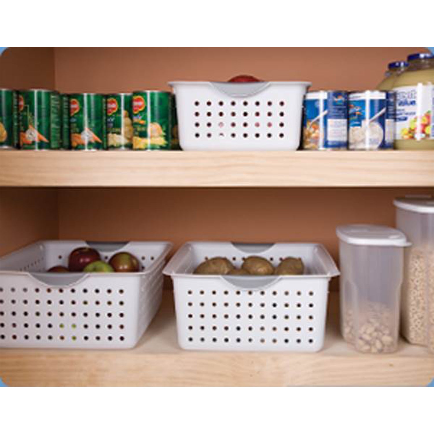 Sterilite Medium Ultra Plastic Storage Bin Organizer-White (Open Box) (54 Pack)