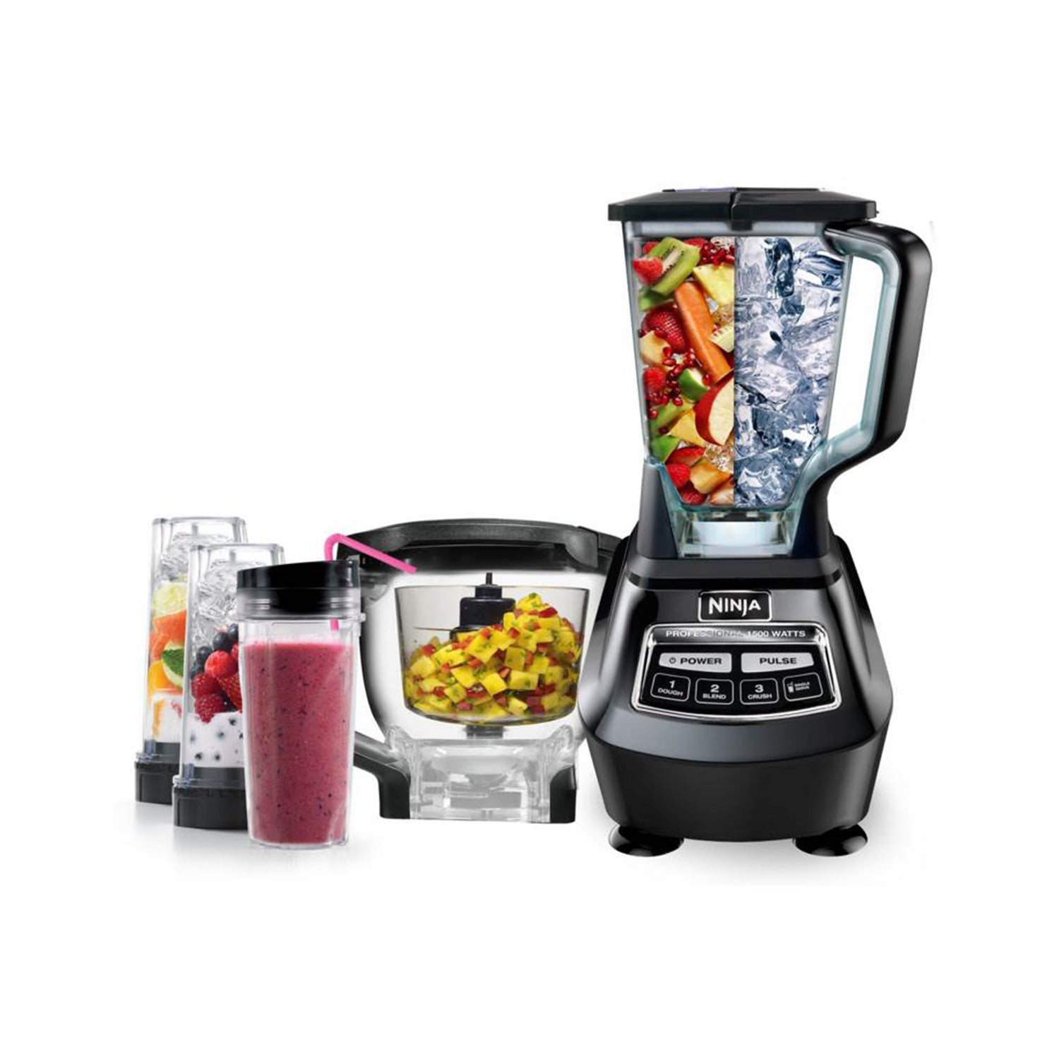 Ninja BL772 Professional Mega Kitchen Home Blender Processing System (Open Box)