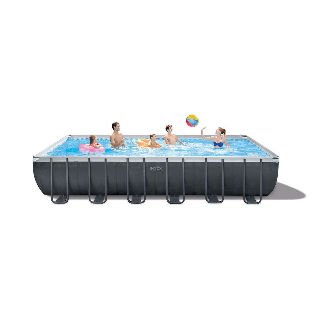 Intex 26363EH 24' x 12' x 52" Rectangular Ultra XTR Frame Swimming Pool w/ Pump