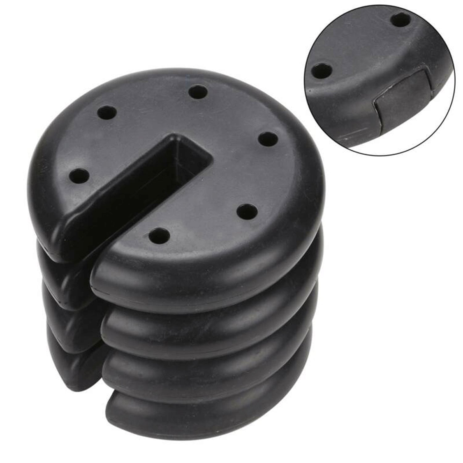 Z-Shade Durable Plastic Circular 5 Pound Canopy Tent Leg Weight Plates, Set of 4