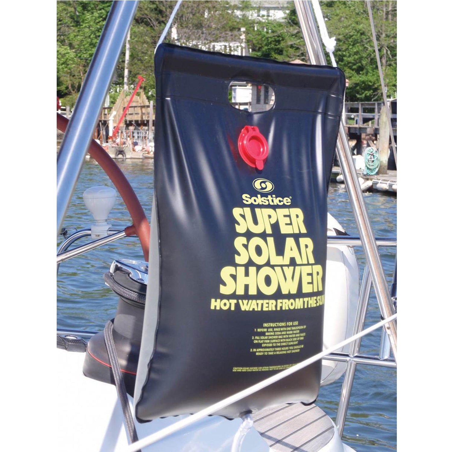 Swimline 3.75 Gal Super Solar Sun Backpacking Camping Outdoor Shower (For Parts)