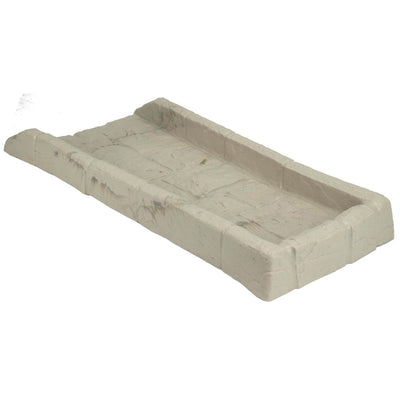 Suncast Decorative Rain Gutter Downspout Garden Splash Block, Light Taupe (Used)