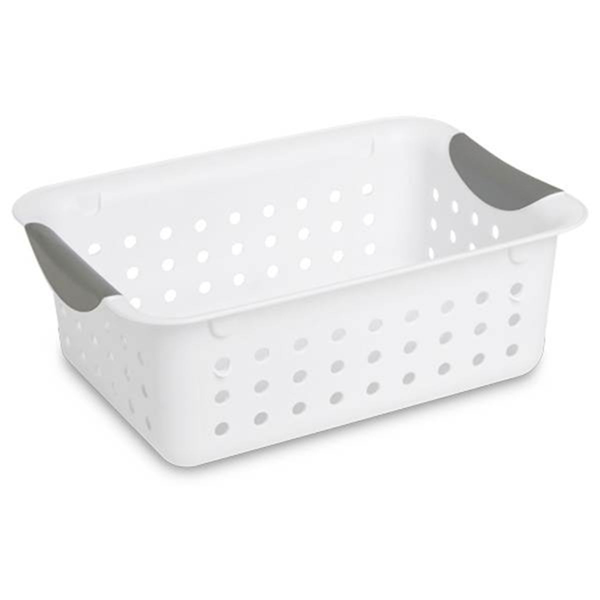 Sterilite Small Ultra Plastic Storage Bin Organizer Basket (Open Box) (72 Pack)