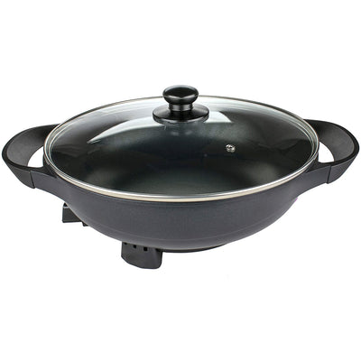 Brentwood Appliances 13" Non Stick Flat Bottom Electric Wok Skillet (Open Box)