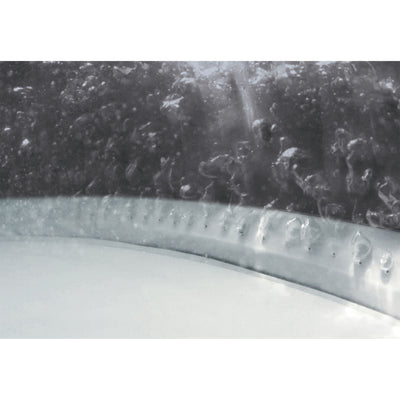Intex Greywood Deluxe 4 Person Inflatable Hot Tub Bubble Jet Spa, Grey(Open Box) - VMInnovations