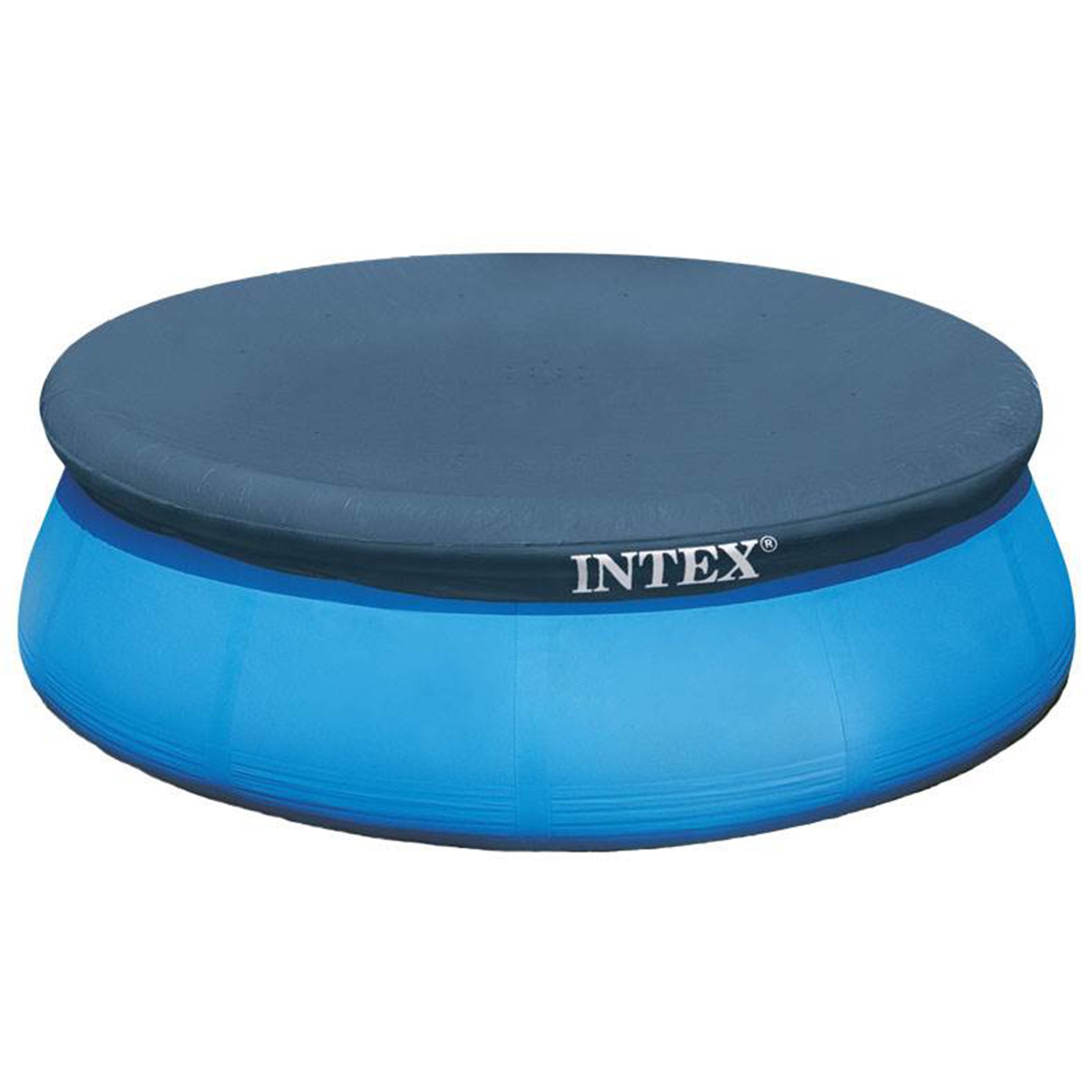 Intex 15 Foot Easy Set Cover Swimming Pool Debris Vinyl Round Cover Tarp, 2 Pack - VMInnovations