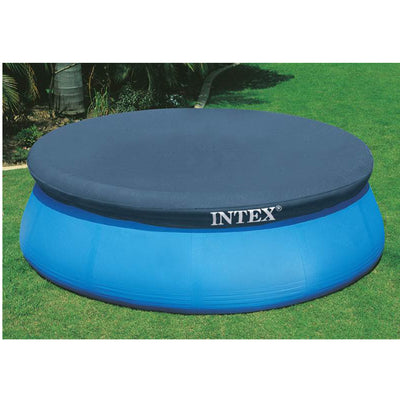 Intex 15 Foot Easy Set Swimming Pool Debris Cover & Floating Chlorine Dispenser