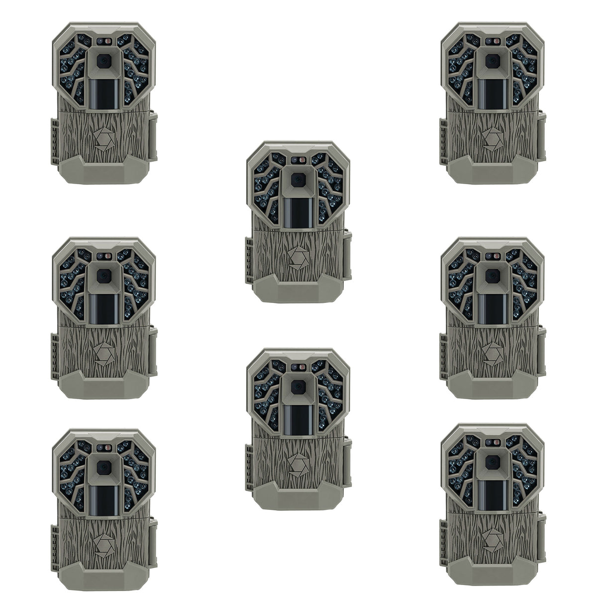 Stealth Cam G34 Pro 12MP 4 Resolution HD Video 80' Range Game Camera (8 Pack)