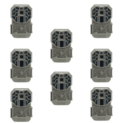 Stealth Cam G34 Pro 12MP 4 Resolution HD Video 80' Range Game Camera (8 Pack)