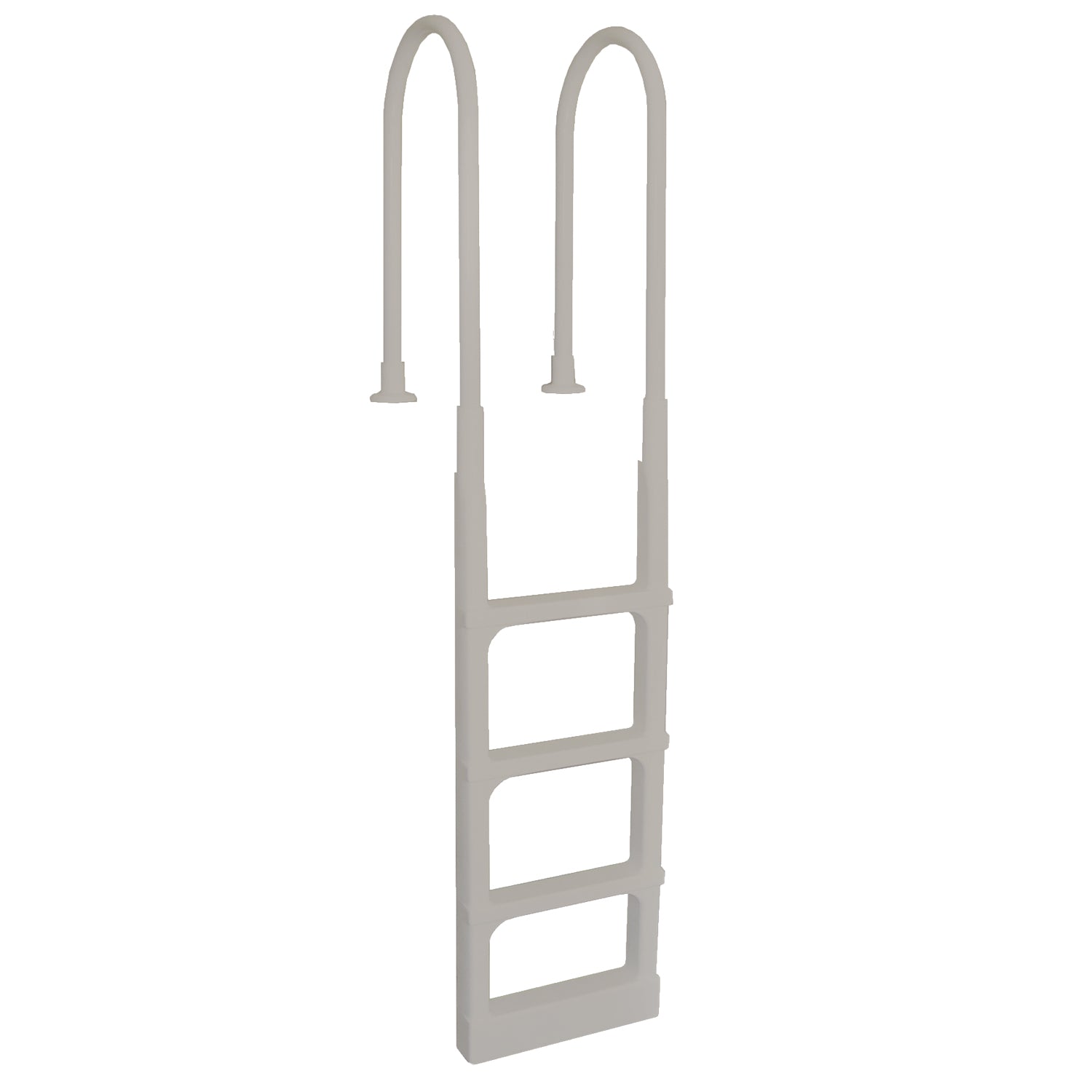 Main Access 54 Inch Adjustable In Pool Above Ground Pool Ladder, Taupe (Used) - VMInnovations