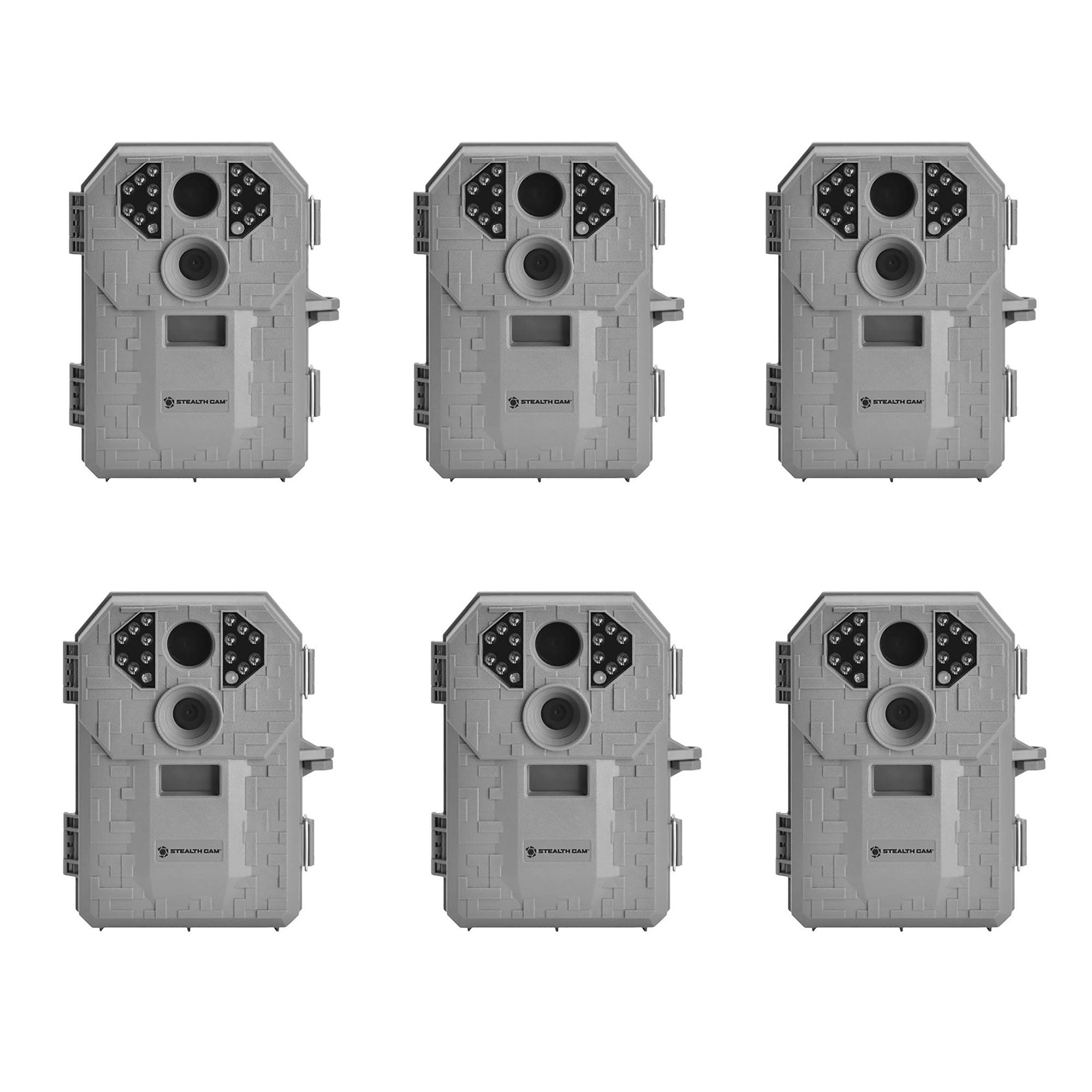 Stealth Cam P14 7MP 50 Foot Infrared Video Hunting Game Trail Camera (6 Pack)