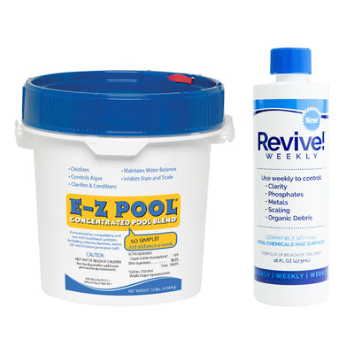 E-Z Pool All in 1 Care Solution Blend & API Revive! Water Clarifier Treatment - VMInnovations