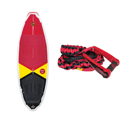 CWB Connelly Proline LG Surf Handle and 20 Foot Air Line Rope, Red