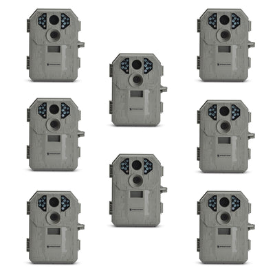 Stealth Cam P12 IR 6.0 MP Trail Hunting Game Camera with Video & Burst (8 Pack)