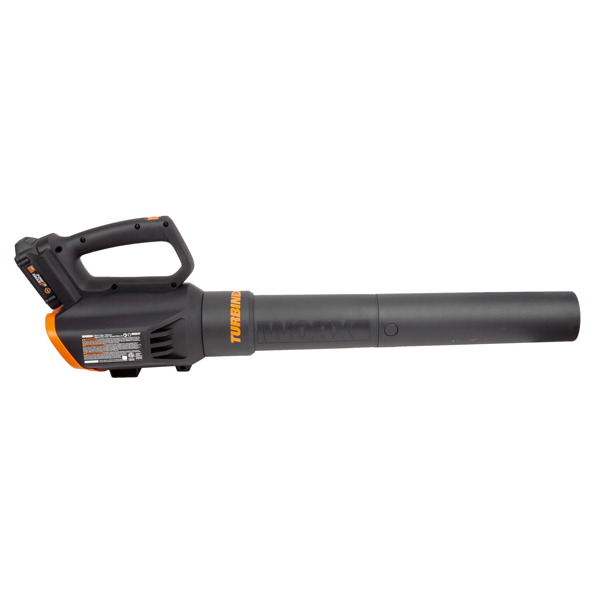 Worx WG547.1 20 Volt Power Share Cordless 2 Speed Leaf Blower with 2 Batteries