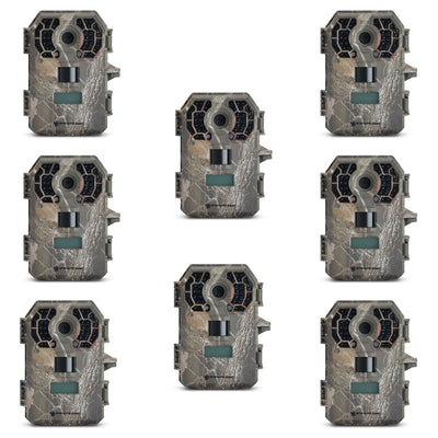 Stealth Cam 10 MP HD Video Infrared No Glow Hunting Game Trail Camera (8 Pack)
