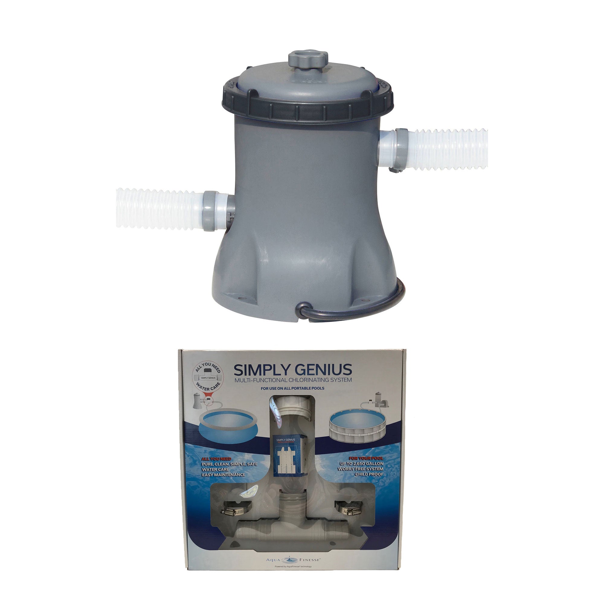 Bestway Above Ground Pool Filter Pump AquaFinesse Connect Kit Pool Chlorinator