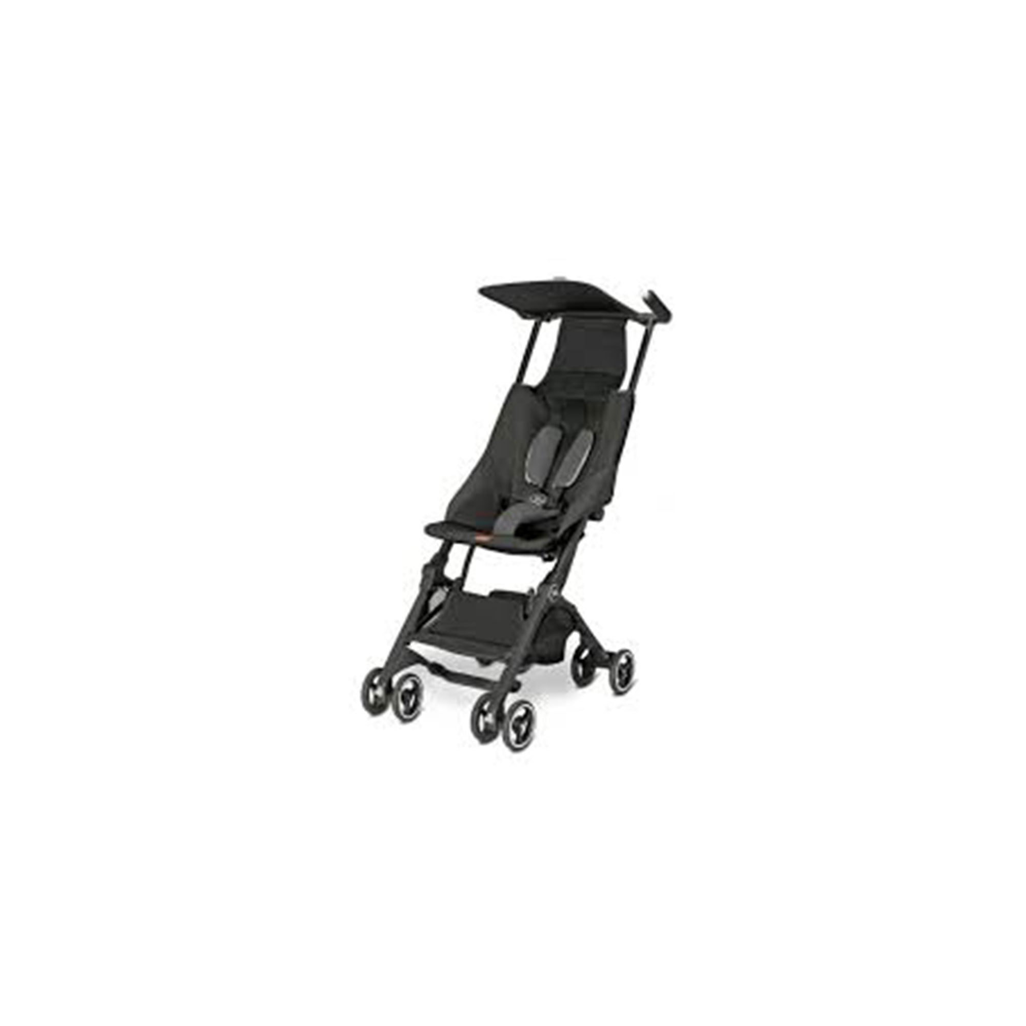 GB Pockit Record Collapsible Folding Infant Stroller, Monument Black (Open Box)