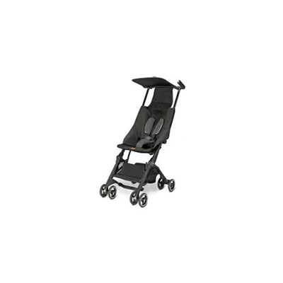 GB Pockit Record Collapsible Folding Infant Stroller, Monument Black (Open Box)