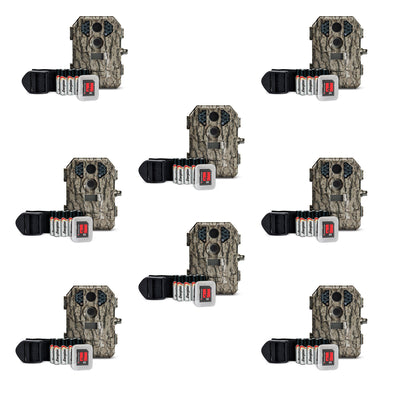Stealth Cam 7MP Infrared Hunting Game Trail Camera w/ SD Card | P18CMO (8 Pack)