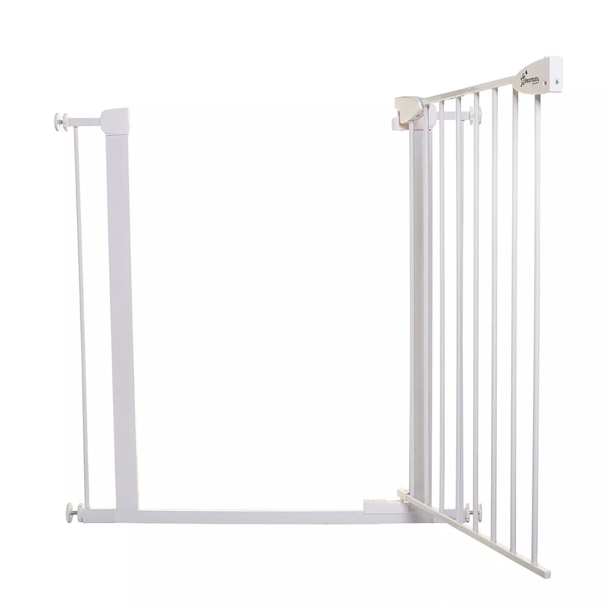 Dreambaby Boston Extra Tall Auto Close Baby Gate with EZY Check Indicator, White - VMInnovations