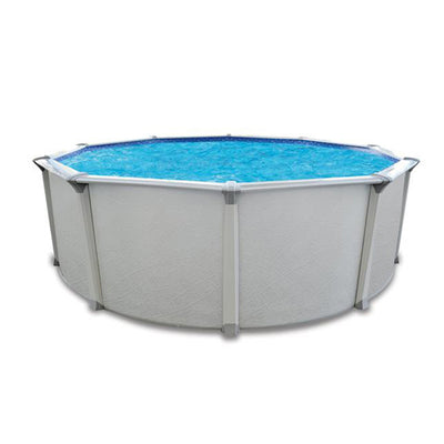 Aquarian Pools Fuzion Series 18 Feet x 52 Inch Round Above Ground Swimming Pool - VMInnovations