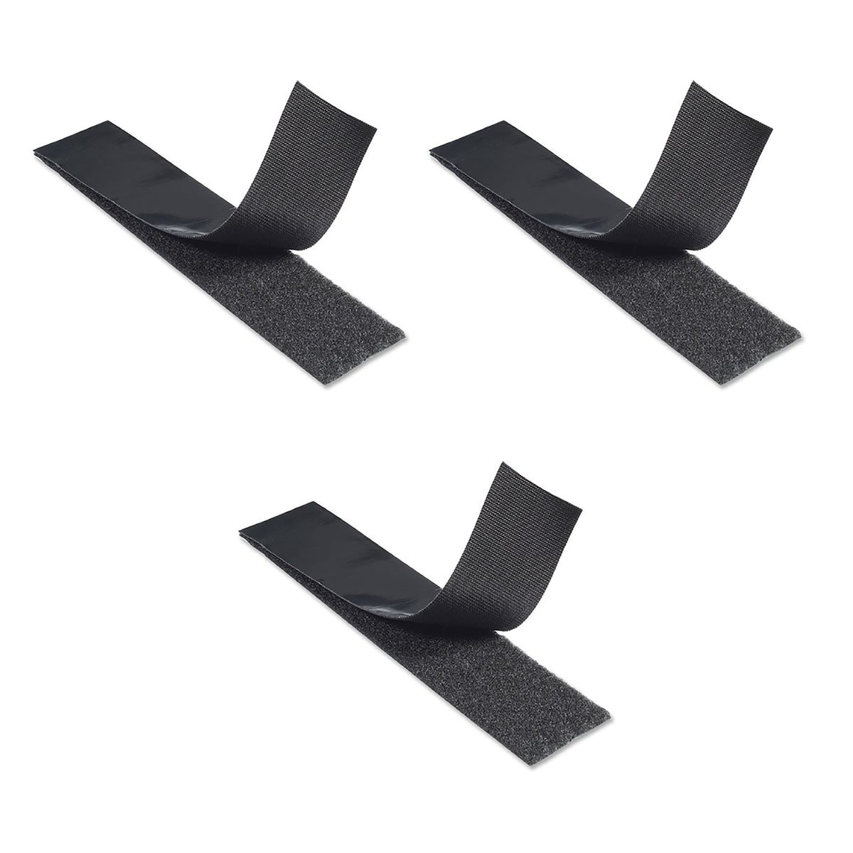 Velcro 15ft x 2in Industrial Strength Hook and Loop Fastener, Black (3 Pack)