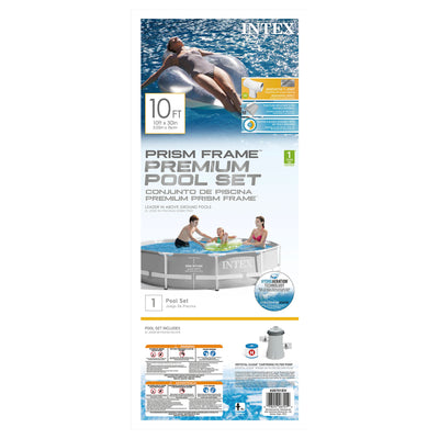 Intex Prism Frame Above Ground Swimming Pool with 330 GPH Filter Pump (2 Pack)