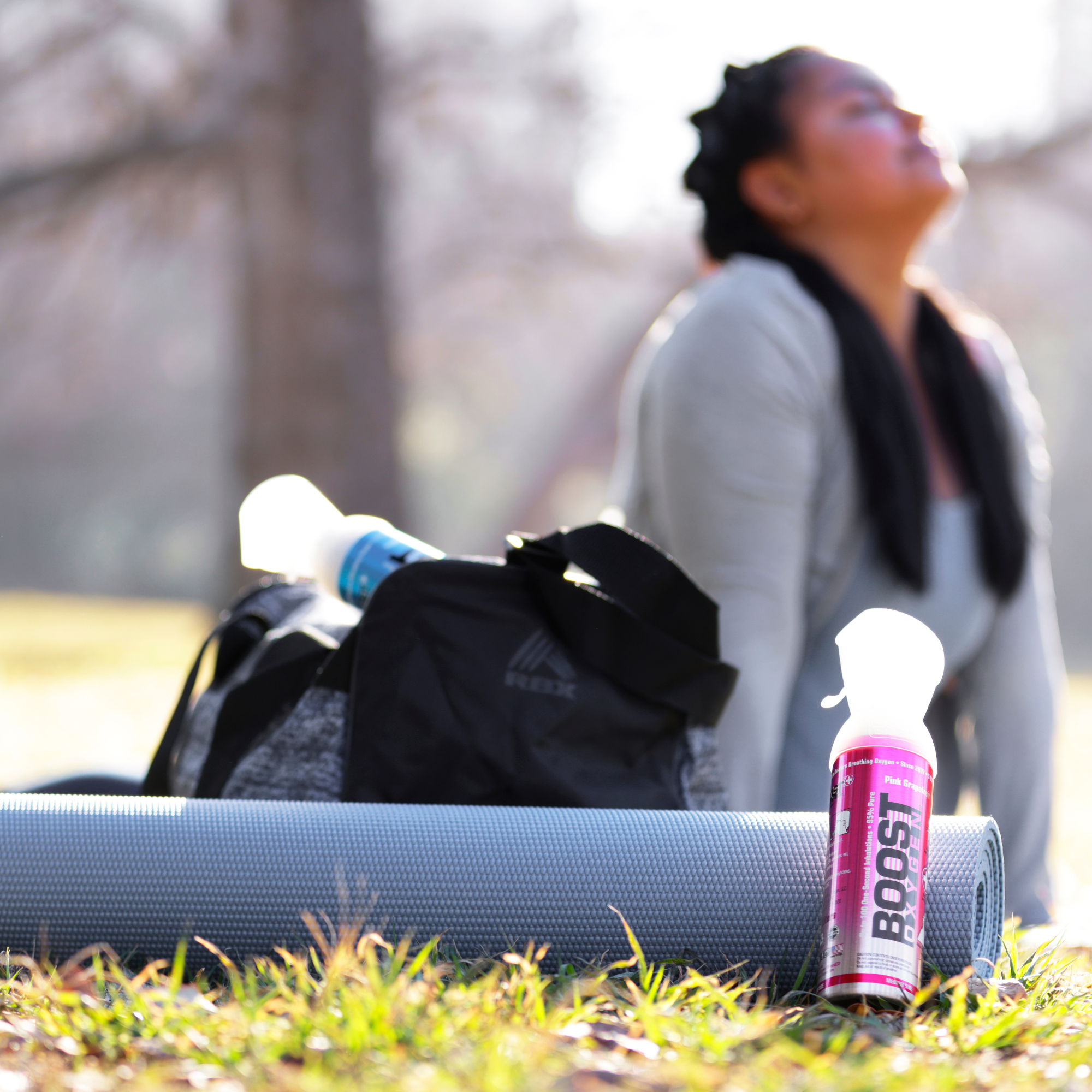 Boost Oxygen Pocket Sized Canned Oxygen w/ Mouthpiece, Pink Grapefruit (7 Pack) - VMInnovations