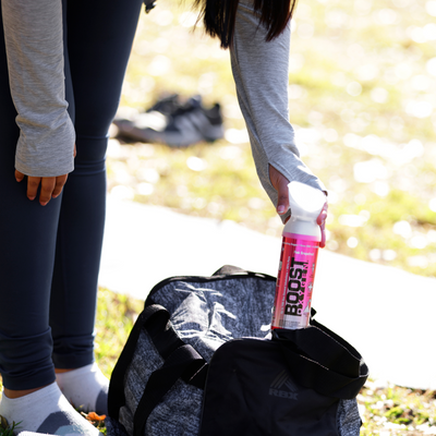 Boost Oxygen Pocket Sized Canned Oxygen w/ Mouthpiece, Pink Grapefruit (9 Pack) - VMInnovations