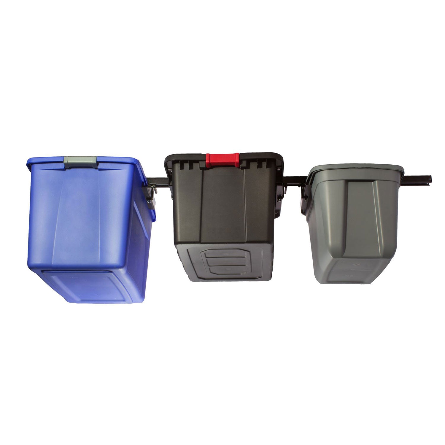 Up-Rite 10 Foot Adjustable Overhead Garage Ceiling Storage Tote Organizer Rack - VMInnovations