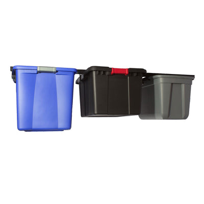 Up-Rite 10 Foot Adjustable Overhead Garage Ceiling Storage Tote Organizer Rack - VMInnovations