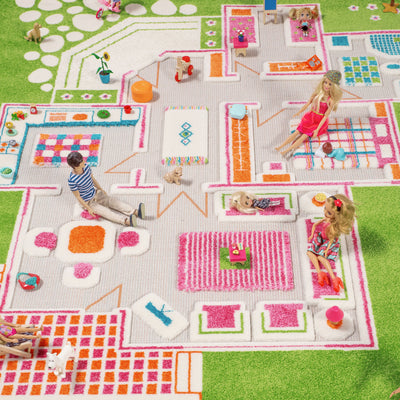IVI 3D Play Carpets 59 x 39 Inch Play House Educational Toddler Mat Rug, Medium - VMInnovations
