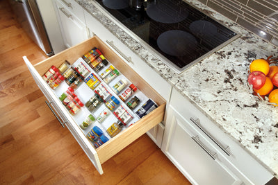 Rev-A-Shelf ST50-21W-52 Trimmable Universal Spice Drawer Insert Tray (Open Box)