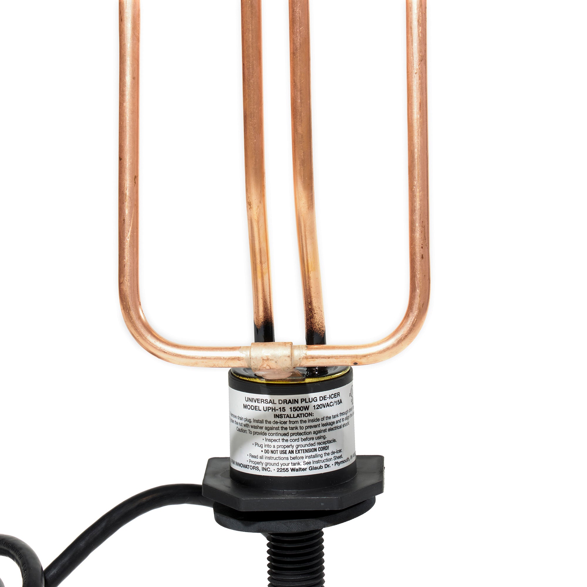 Farm Innovators UPH-15 Universal Livestock Water Tank 1500W Drain Plug De-Icer (For Parts)
