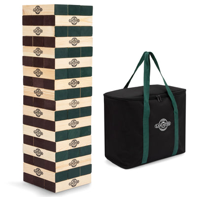 Lancaster Gaming Company 4 In A Row Wooden Game Set & Giant Tumbling Tower Set - VMInnovations