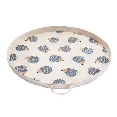 3 Sprouts Storage Toy Bin, Diaper Caddy, & Toy Storage Bag/Play Mat, Hedgehog