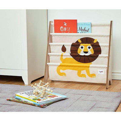 3 Sprouts URKLIO Kids Storage Shelf Organizer Baby Room Bookcase Furniture, Lion (Refurbished)
