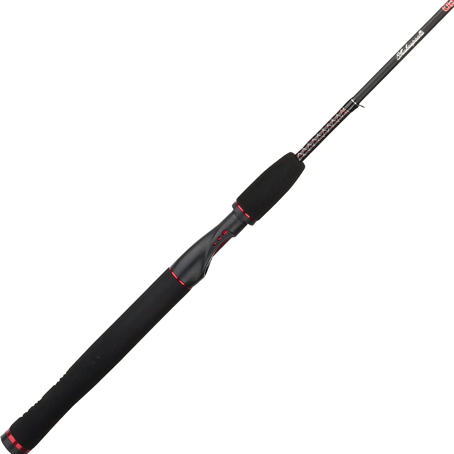 Ugly Stik USSP662M 6.5 Foot GX2 2 Piece Medium EVA Spinning Fishing Rod, Black - VMInnovations