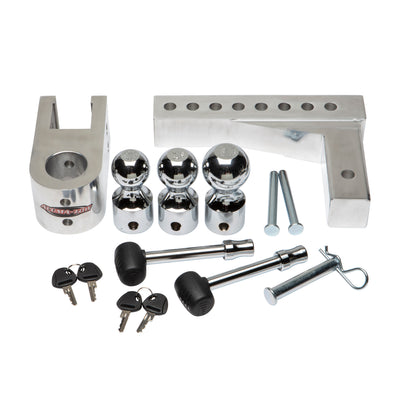 Uriah Products Aluminum Hitch Mount with up to 8 Inch Rise and Drop (Open Box) - VMInnovations