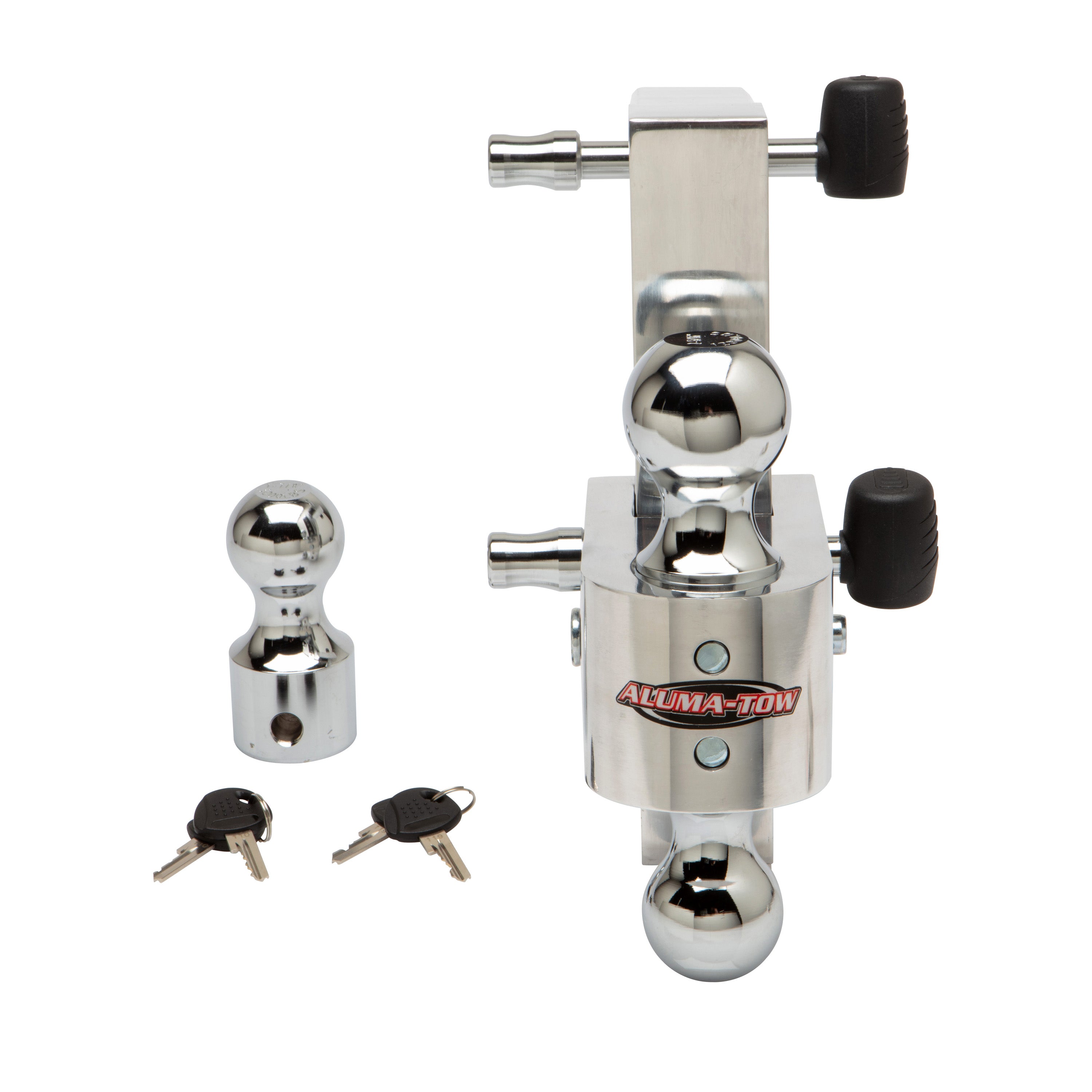 Uriah Products Adjustable Aluminum Hitch Mount w/ up to 8" Rise & Drop (2 Pack)