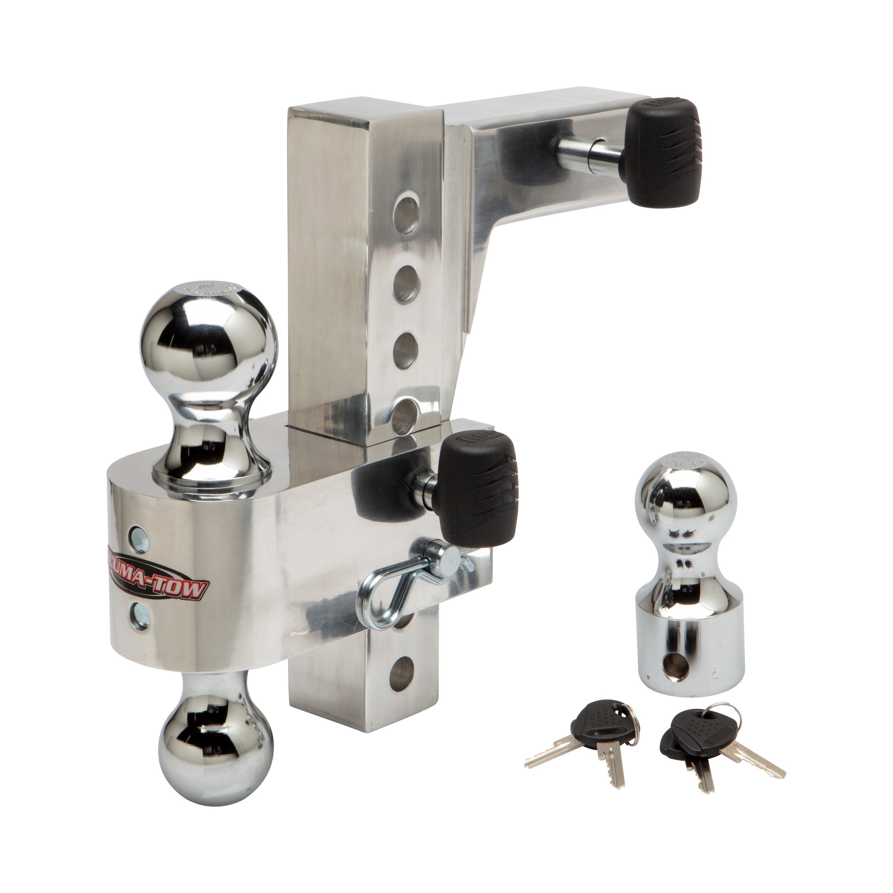 Uriah Products Adjustable Aluminum Hitch Mount 8 Inch Rise and Drop (Used) - VMInnovations