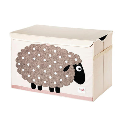 3 Sprouts Collapsible Toy Chest Storage Bin for Playroom, Sheep & Whale (2 Pack)