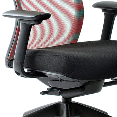 Eurotech Vera Mesh Ergonomic Executive Adjustable Office Chair, Bitter Sweet Red