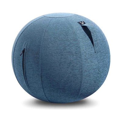 Vivora Luno Standard Felt Sitting Ball with Handle for Home and Office, Pacific